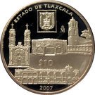 10 Pesos (Tlaxcala - Silver Proof Issue)