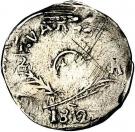 ½ Real - Fernando VII (Sombrerete - Royalist Coinage)