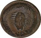 ¼ Real "Quarto/Quartilla" (State Coinage, Chihuahua)