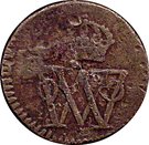 ⅛ Real "Octavo" (Durango - Royalist Coinage)