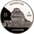 5 Pesos / 1 Onza (Observatorio)