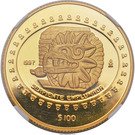 100 Pesos / 1 Onza (Serpiente emplumada)