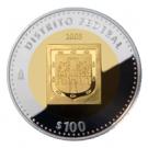 100 Pesos (Distrito Federal - Gold & Silver Proof Issue)