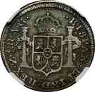 2 Reales - Fernando VII (Zacatecas - Royalist Coinage)