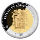 100 Pesos (Aguascalientes - Gold & Silver Proof Issue)