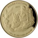 1/25 Onza - "Español e Indígena" (Gold Bullion Coinage)