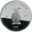 10 Pesos (Sinaloa - Silver Proof Issue)