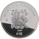 10 Pesos (San Luis Potosí - Silver Proof Issue)