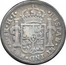 8 Reales - Fernando VII (MVA - Royalist Countermarked Coinage)