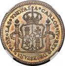 2 Reales - Carlos IV (Proclamation coinage)