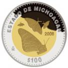 100 Pesos (Michoacán - Gold & Silver Proof Issue)