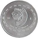 2 Pesos / ½ Onza (Disco de la muerte)