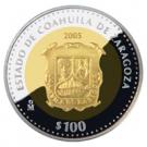 100 Pesos (Coahuila - Gold & Silver Proof Issue)
