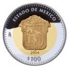 100 Pesos (Estado de México - Gold & Silver Proof Issue)