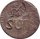 2 Reales (Morelos - Insurgent countermarked coinage)