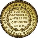 4 Escudos - Fernando VII (Proclamation coinage)