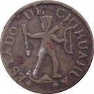 ¼ Real "Quarto/Quartilla" (State Coinage, Chihuahua)