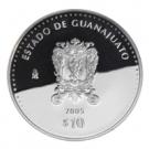10 Pesos (Guanajuato - Silver Proof Issue)