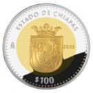 100 Pesos (Chiapas - Gold & Silver Proof Issue)