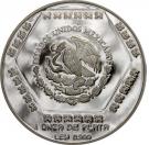 5 Nuevos Pesos / 1 Onza (Mascaron Del Dios Chaac)