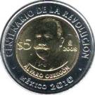 5 Pesos (Álvaro Obregón)
