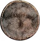 ¼ Real "Quarto/Quartilla" (State Coinage, Durango)