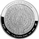 100 Pesos ("Calendario Azteca" Silver Bullion Coinage)