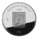 10 Pesos (Morelos - Silver Proof Issue)