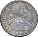 8 Reales - Fernando VII (MVA - Royalist Countermarked Coinage)