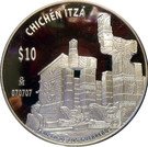 10 Pesos / 2 Onzas (Templo de los guerreros)