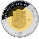 100 Pesos (Baja California - Gold & Silver Proof Issue)