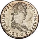 8 Reales - Fernando VII (Zacatecas - Royalist Coinage)