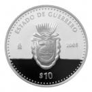10 Pesos (Guerrero - Silver Proof Issue)