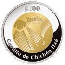 100 Pesos (Yucatán - Gold & Silver Proof Issue)