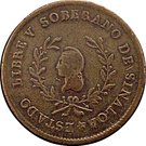 ¼ Real "Quarto/Quartilla" (State Coinage, Sinaloa)