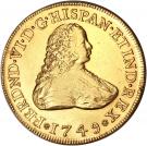 8 Escudos - Fernando VI