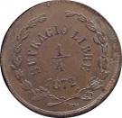 ¼ Real "Quarto/Quartilla" (State Coinage, Durango)