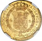 4 Escudos - Fernando VII (Guadalajara - Royalist Coinage)