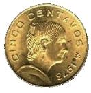 5 Centavos (small type)