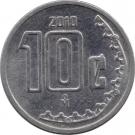 10 Centavos (small type)