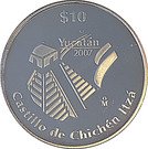 10 Pesos (Yucatan - Silver Proof Issue)