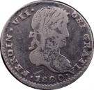 1 Real - Fernando VII (Zacatecas - Royalist Coinage)