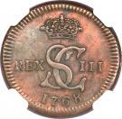 1/16 Real - Carlos III (Pattern, Copper)