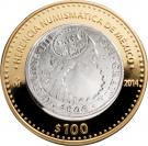 100 Pesos (Carlos IV 1806 British Guiana counterstamped)