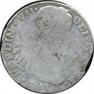 8 Reales - Fernando VII (Durango - Royalist coinage)