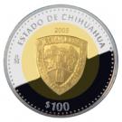 100 Pesos (Chihuahua - Gold & Silver Proof Issue)