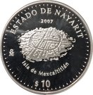 10 Pesos (Nayarit - Silver Proof Issue)