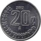 20 Centavos (small type)