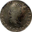 2 Reales - Fernando VII (Guanajuato - Royalist Coinage)