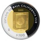 100 Pesos (Baja California Sur - Gold & Silver Proof Issue)